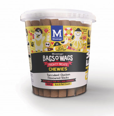 MONTEGO BAGS O WAGS CHEWIES CHIC 500G