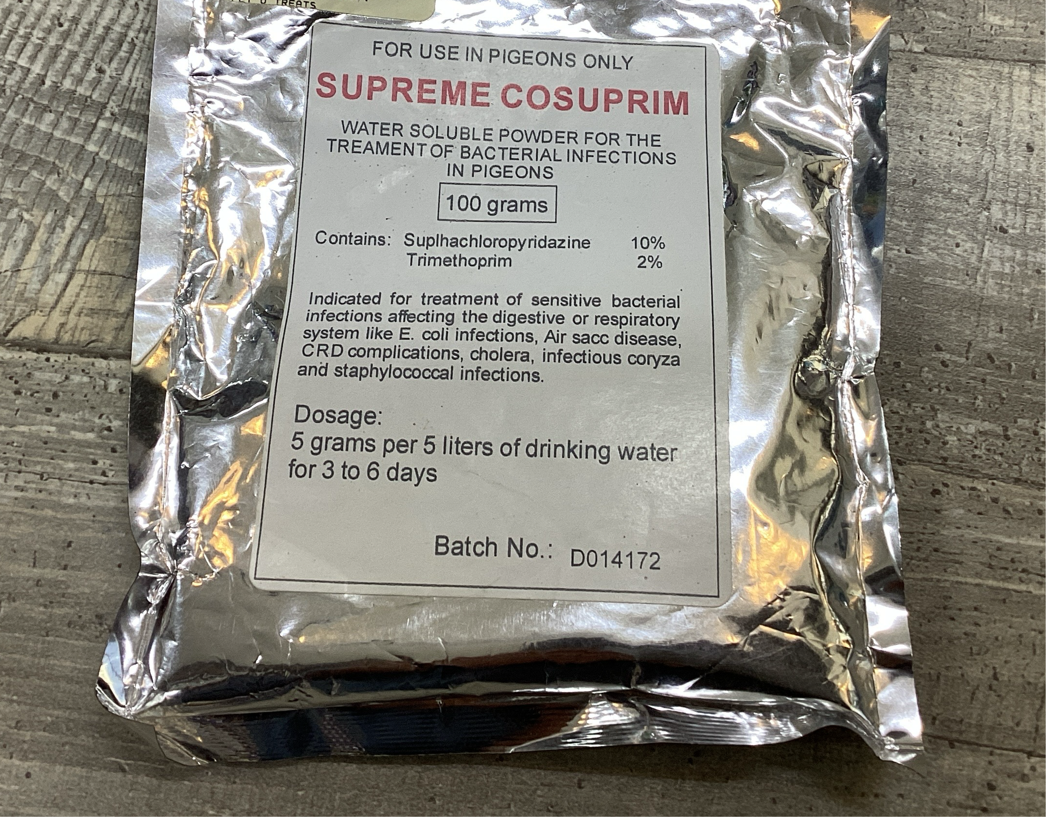 SUPREME COSUPRIM 100G FOIL SACHET