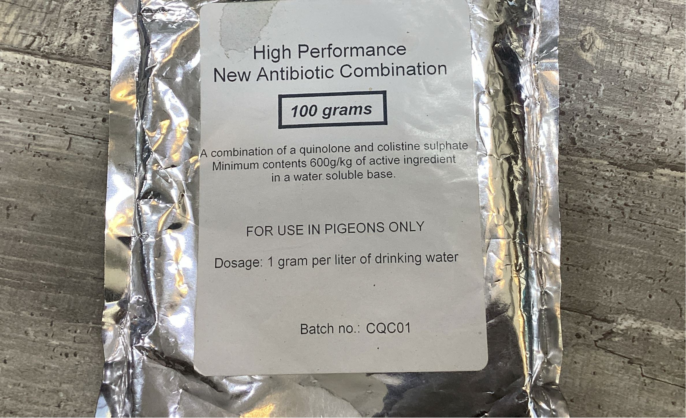 SUPREME HIGH PERFORMANCE NEW ANTIBIOTIC COMBO 100G FOIL SACHET