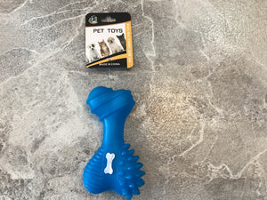 RUBBER BONE DOG TOY