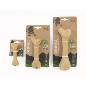 M-PETS GREENBO NATURAL RUBBER BONES (L)
