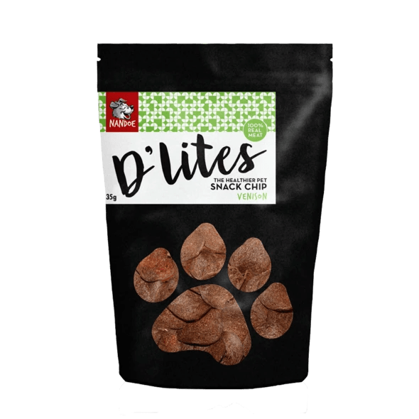 NANDOE DLITES SNACK CHIP VENISON 35G