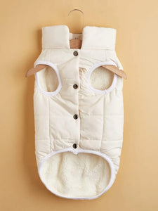 CREAM BOMBER JACKET DOG