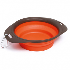 M-PETS ON THE ROAD BOWL ORANGE (M)