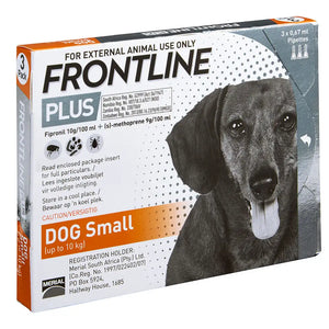 FRONTLINE PLUS 3PIPS SMALL UP TO 10KG