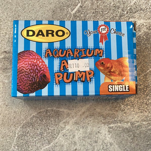DARO AQUARIUM AIR PUMP SINGLE