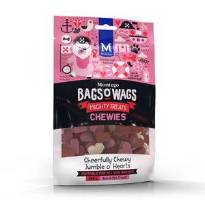 MONTEGO BAGS O WAGS CHEWIES HEARTS MIX